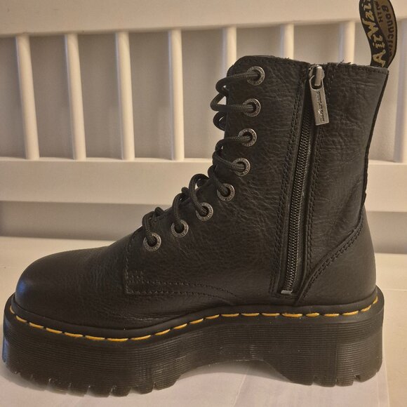 Platform Leather  Dr Martens Pascal - Picture 1 of 6